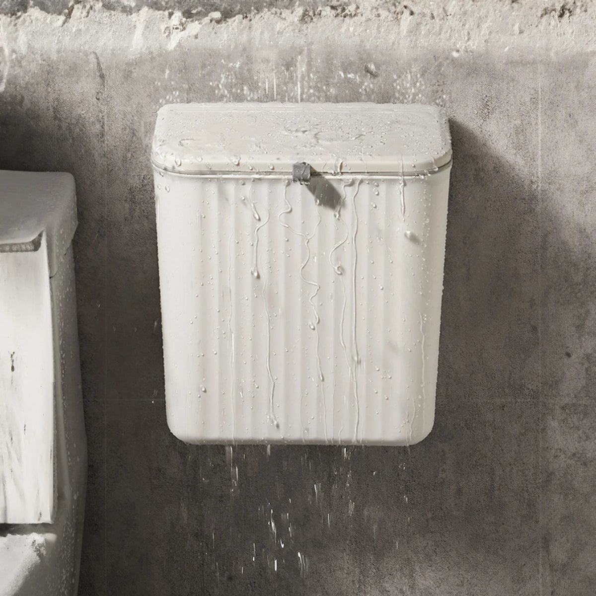 Wall-Mounted Trash Can